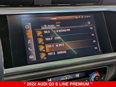 2022 Audi Q3 Premium S Line quattro