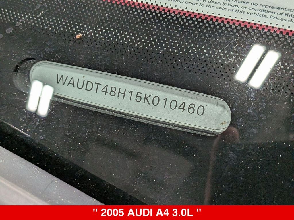 2005 Audi A4 3.0 Cabriolet quattro