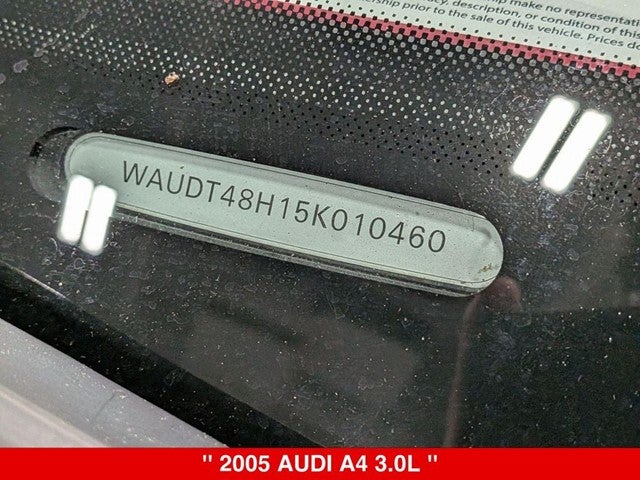 2005 Audi A4 3.0 Cabriolet quattro