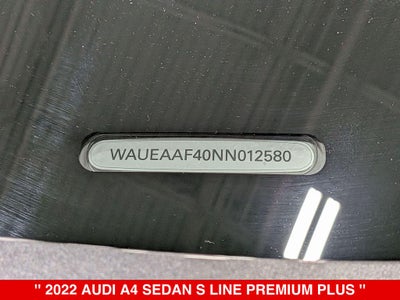 2022 Audi A4 45 S line Premium Plus quattro