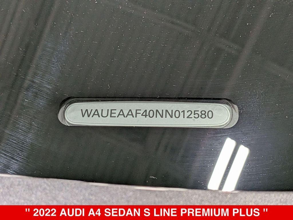 2022 Audi A4 45 S line Premium Plus quattro