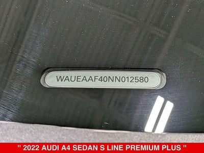 2022 Audi A4 45 S line Premium Plus quattro
