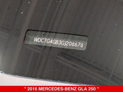 2016 Mercedes-Benz GLA GLA 250 4MATIC®