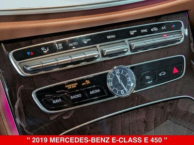 2019 Mercedes-Benz E-Class E 450 4MATIC®