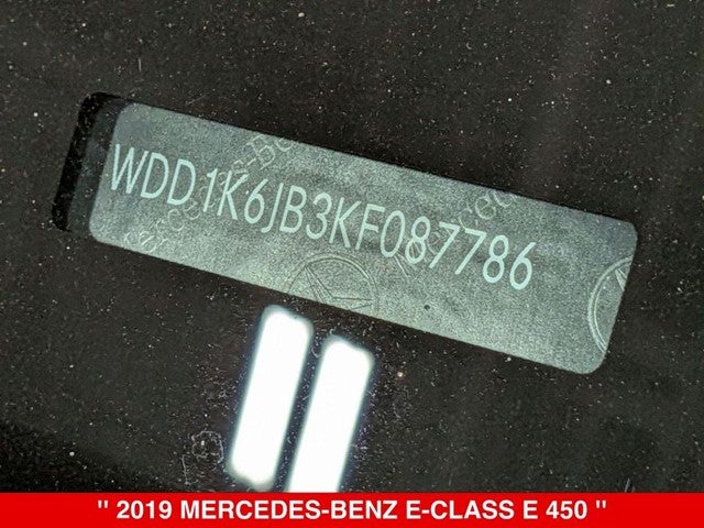 2019 Mercedes-Benz E-Class E 450 4MATIC®