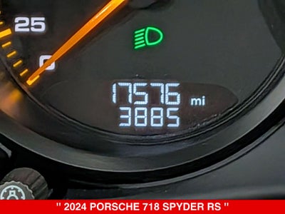 2024 Porsche 718 Spyder RS