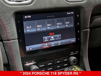 2024 Porsche 718 Spyder RS