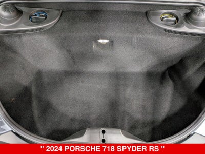 2024 Porsche 718 Spyder RS