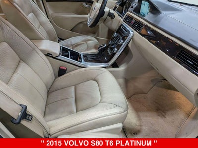 2015 Volvo S80 T6 Platinum