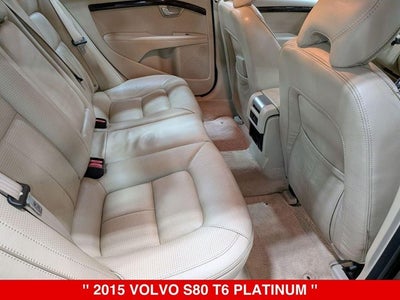 2015 Volvo S80 T6 Platinum