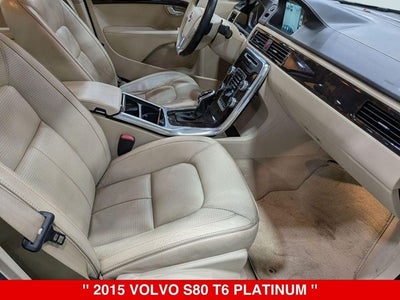 2015 Volvo S80 T6 Platinum