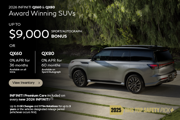 SD 2026 QX60 and QX80 APR Mar